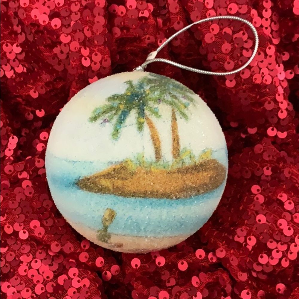Santana Beach Christmas Ornament 10 left. - Picture 4 of 12